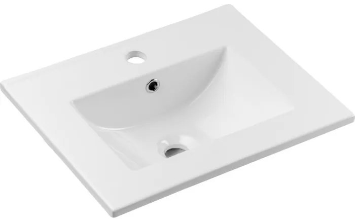 Závesná skrinka Nova Oak Dance I so zápustným umývadlom 50 cm dub evoke/biela