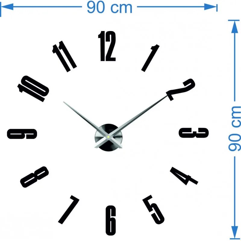 Moderné 3D nástenné hodiny – Elegantný doplnok do interiéru I SENTOP 12S041