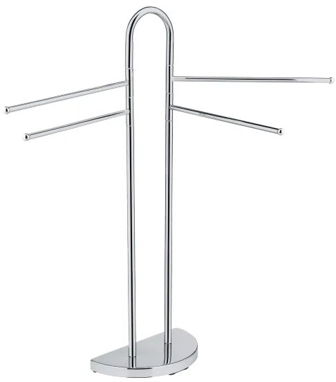 WENKO 16610100 - Stojan na uteráky COSENZA 33x93,5 cm lesklý chróm