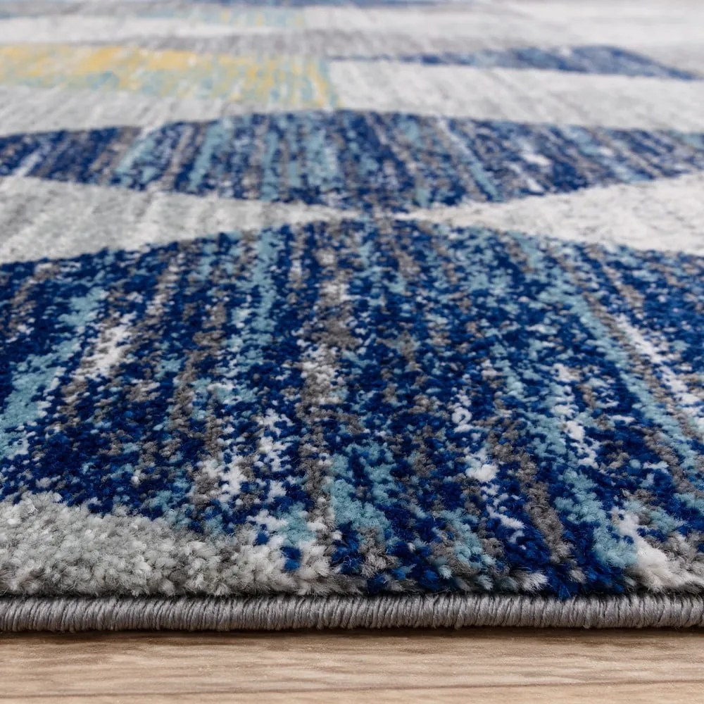 Modrý koberec 200x290 cm Muse Harlequin Blue – Asiatic Carpets