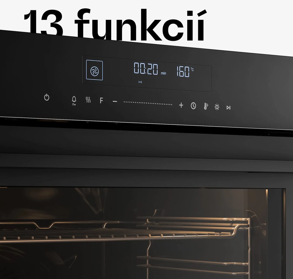 Klarstein Velaire Vstavaná rúra Čierna, 74L, A+, 3160 W, 60 cm