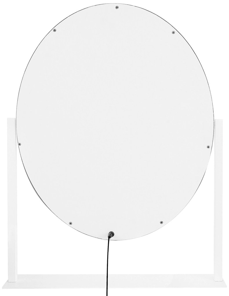 LED zrkadlo 50 x 60 cm biele ROSTRENEN Beliani