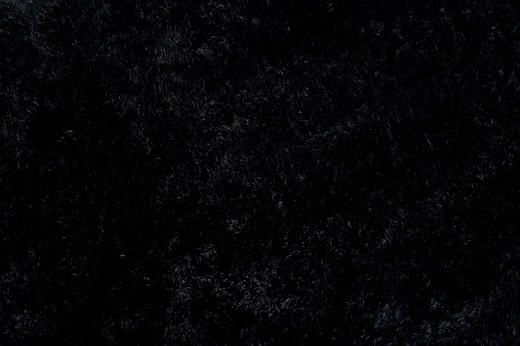 TA Koberec BLACK BLACK SILK Čierny Obdĺžnikový Rozmer: 80x150 cm
