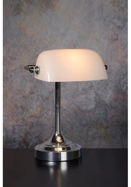 Lucide 17504/01/11 - Stolná lampa BANKER 1xE14/40W/230V