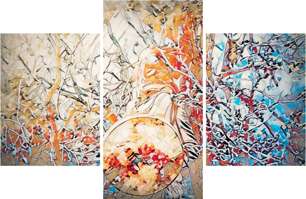 Obraz - Mozaiková abstrakcia (90x60 cm)