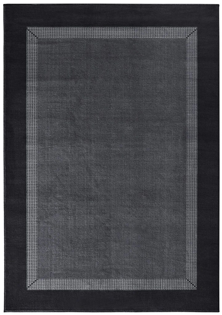 Hanse Home Collection koberce AKCIA: 160x230 cm Kusový koberec Basic 105486 Black - 160x230 cm