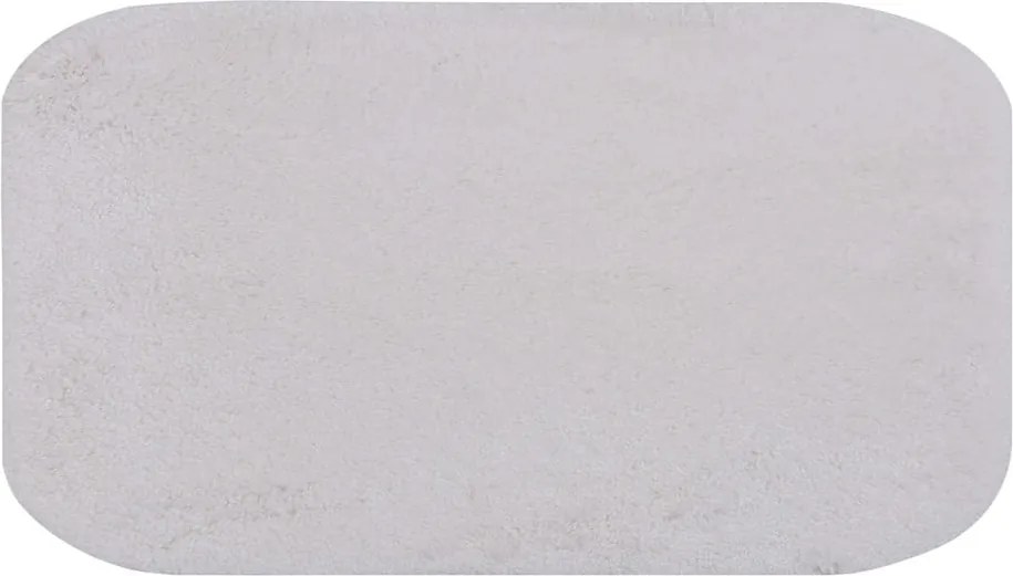 Biela podložka do kúpeľne Miami, 57 × 100 cm