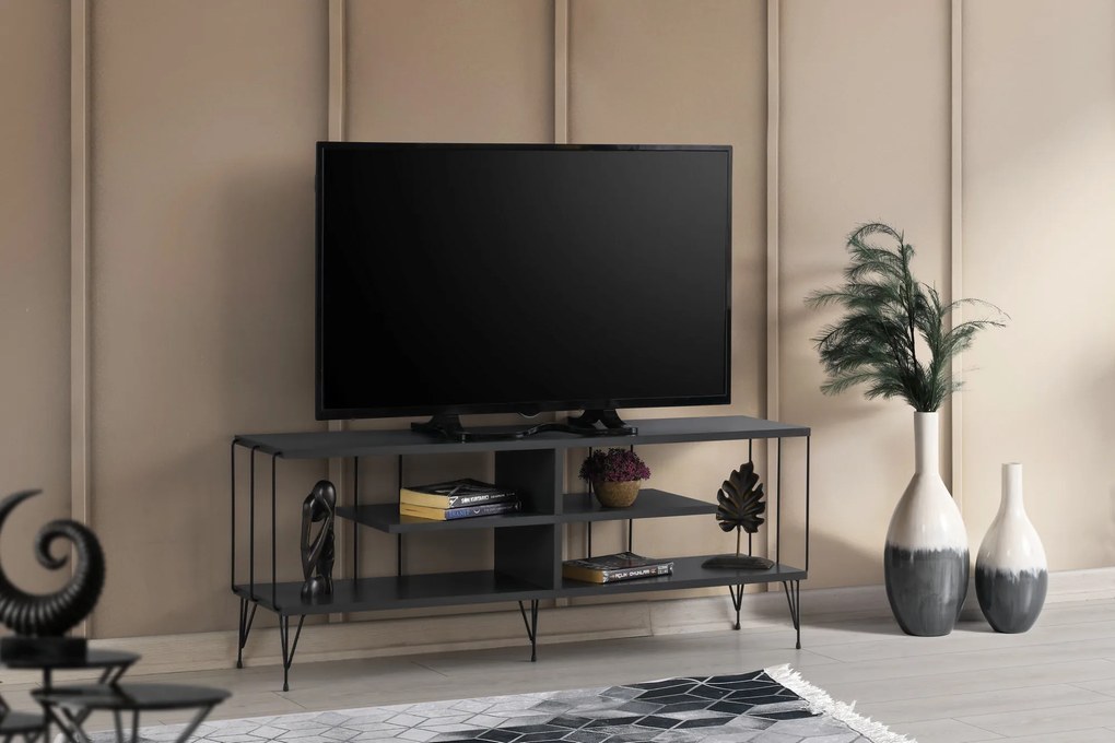 TV stolík/skrinka Elza (Antracit). Vlastná spoľahlivá doprava až k Vám domov. 1072656