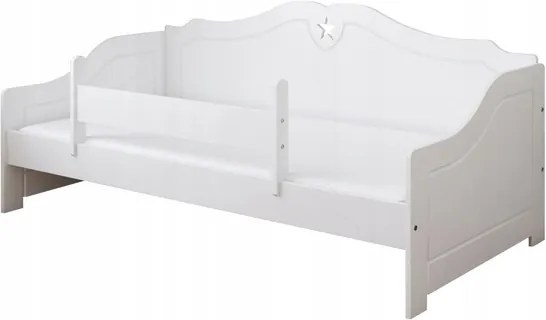 Detská posteľ HVIEZDA PW, Rozmer 180x80 cm, Farba biela, Matrace bez matraca
