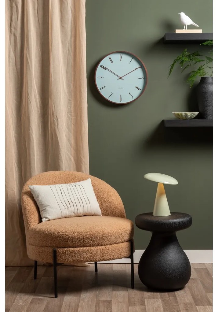 Karlsson 6014BL dizajnové nástenné hodiny modrá, pr. 40 cm