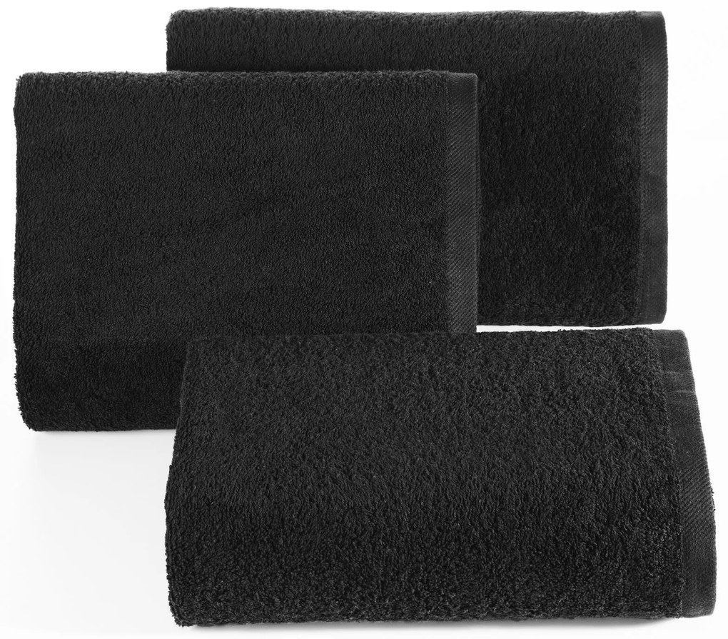 FROTÉ UTERÁK SMOOTH2 SADA 6KS 50X90 CM ČIERNA