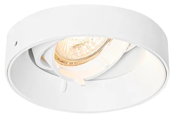 Inteligentné zapustené bodové svietidlo biele okrúhle bezrámové vrátane Wifi GU10 50mm - Oneon
