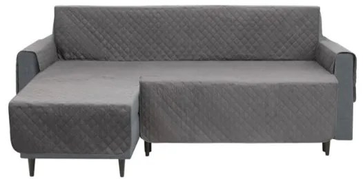 Poťah na rohovú sedačku ľavý PARIS sivý, 200 cm