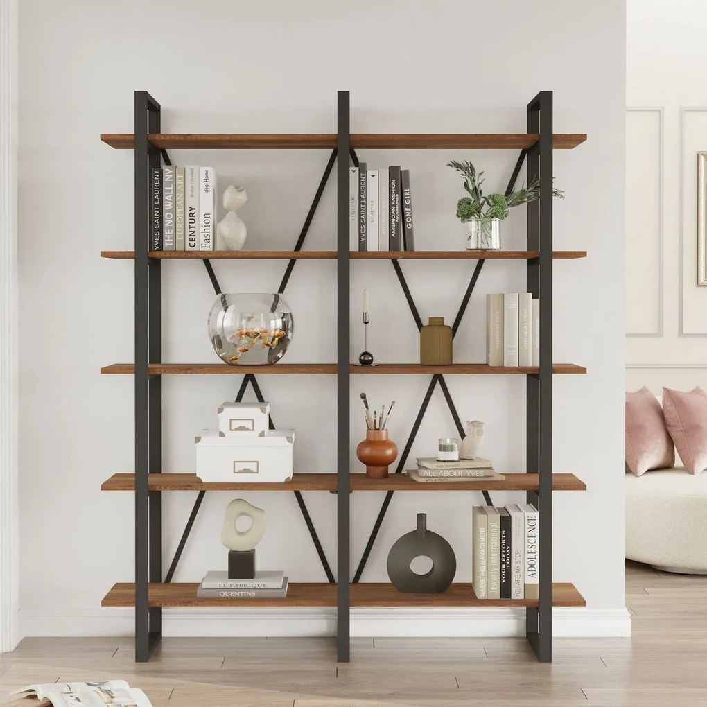 Regálová jednotka Mago Walnut