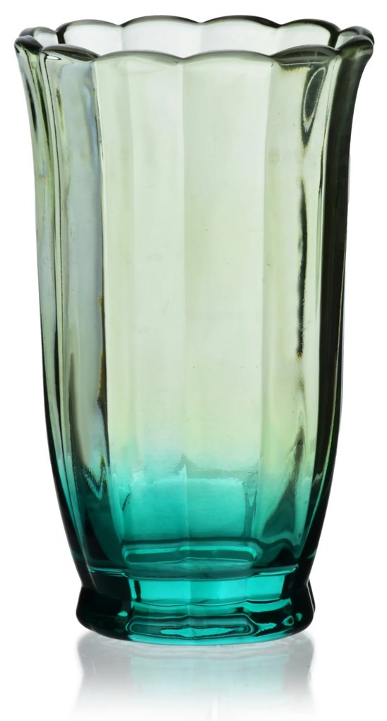 Sklenice VINI 450 ml zelená/modrá
