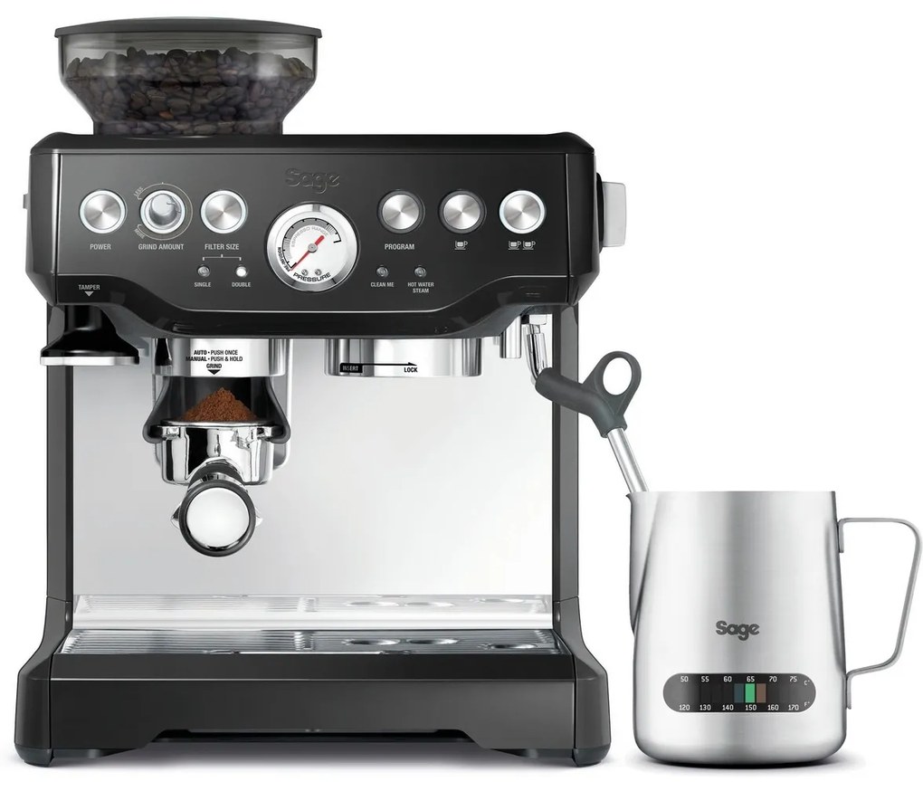 Sage BES875BKS espresso, čierna