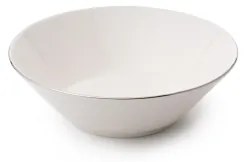 18-dielna jedálenská súprava biela/strieborná/porcelán