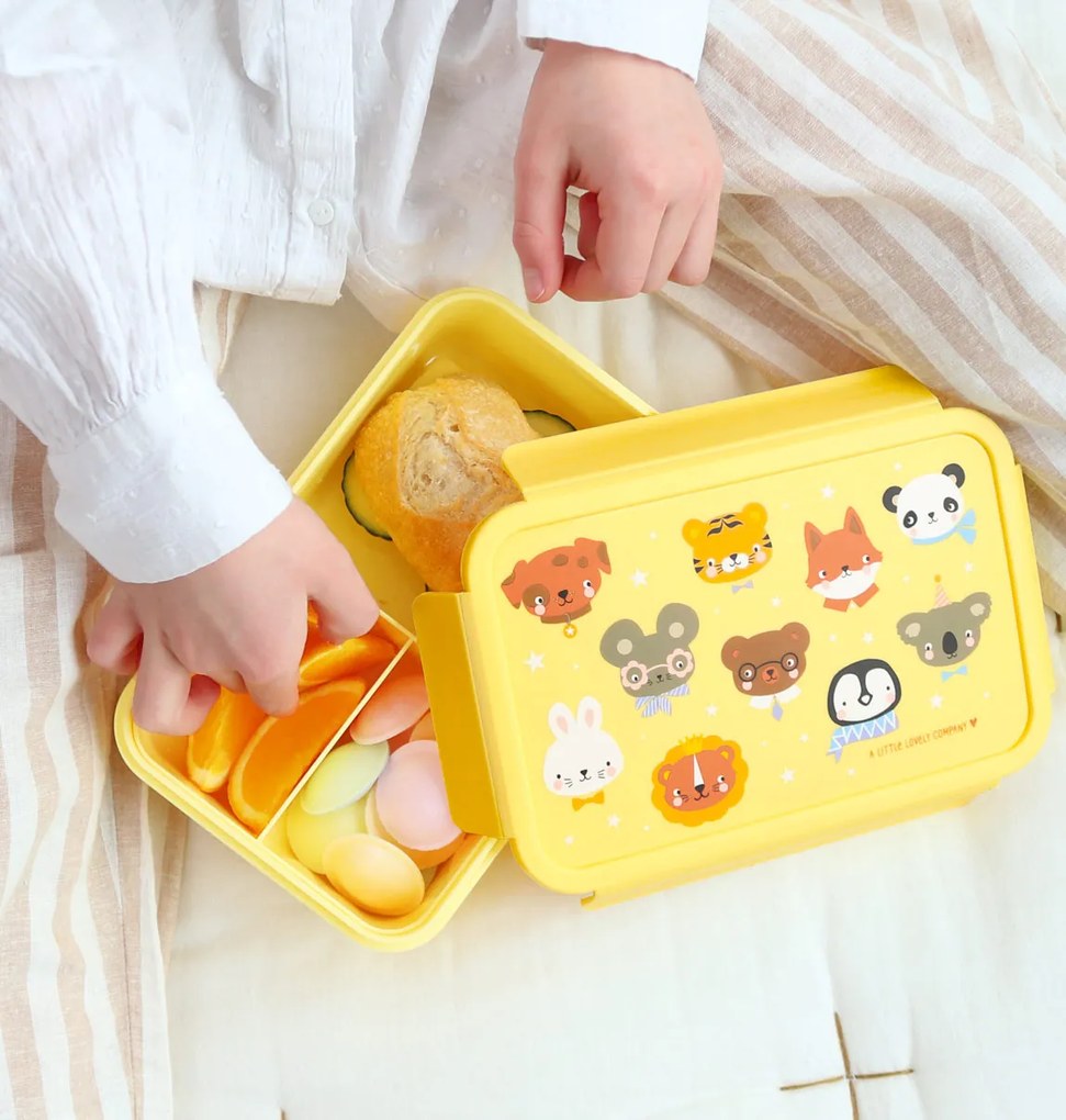 A Little Lovely Company - škatuľka na desiatu - zvierací kamaráti