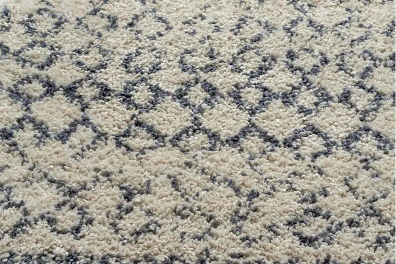 Dywany Łuszczów, Kusový koberec Berber Agadir G0522 cream and grey kruh, 120x120 (priemer) kruh, béžová, chodba / predsieň