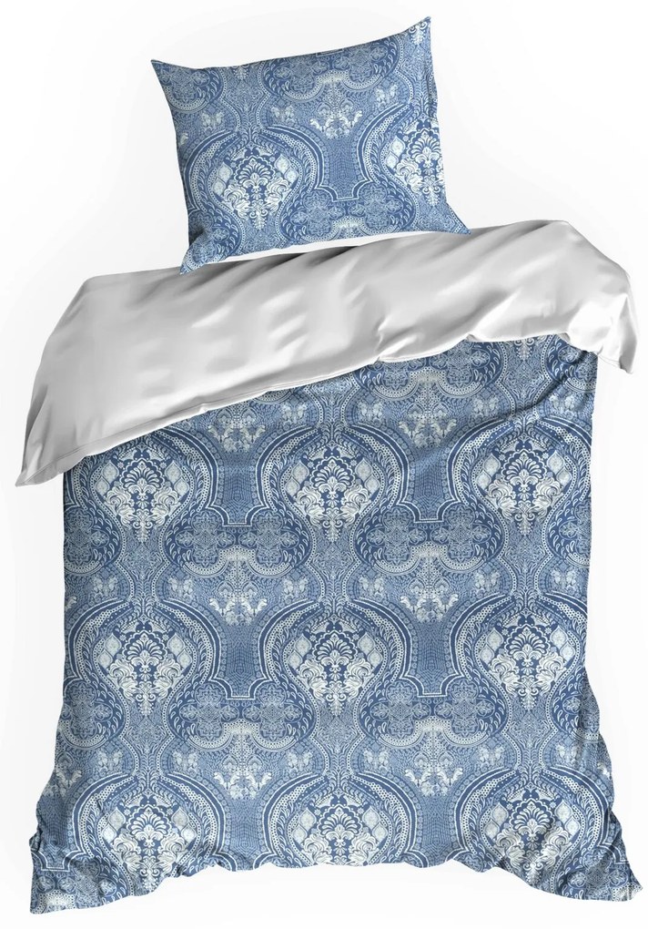 MAKOSATÉNOVÉ OBLIEČKY REINA46 160X200 CM, 2 KS 70X80 CM VZOROVANÉ