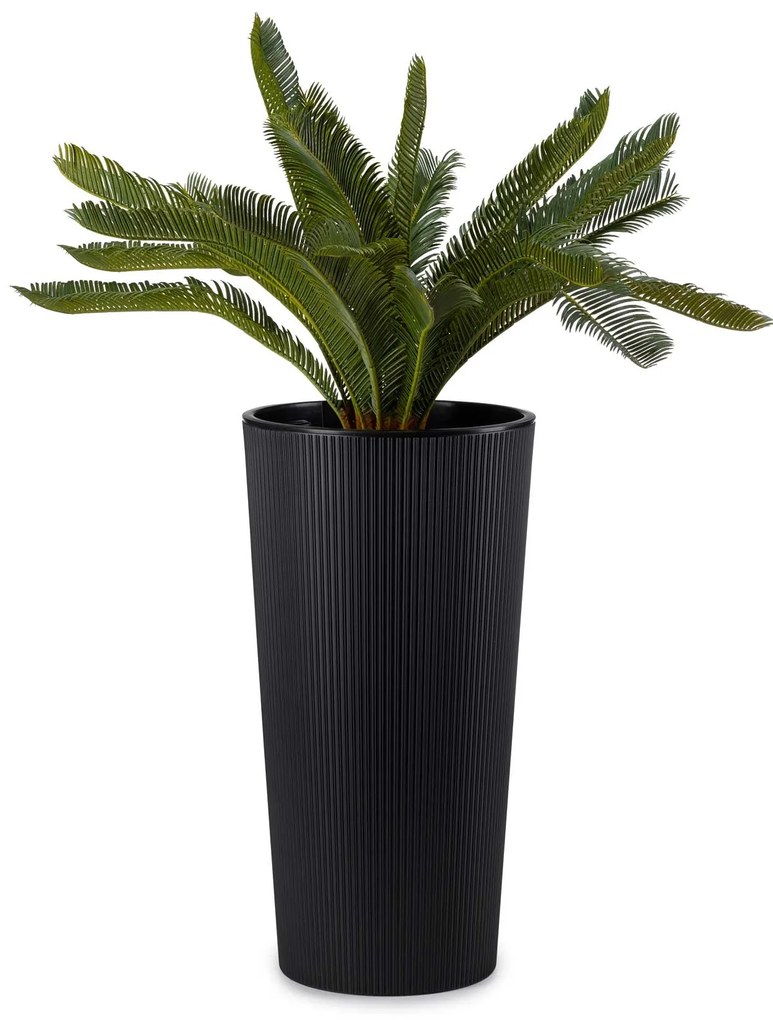 Súprava 2 kvetináčov URBANICA ECO čierna