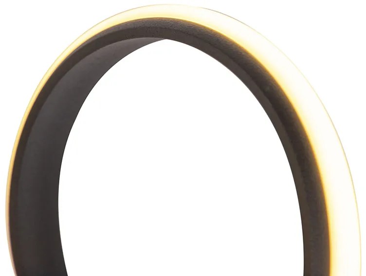 Dizajnové závesné svietidlo čierne stmievateľné vrátane LED veľké - Twisted