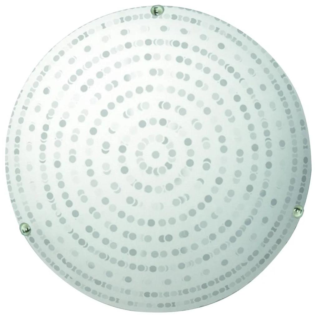 CLX Nástenné / stropné LED osvetlenie CALOGERO, 10W, studená biela, 30cm, okrúhle