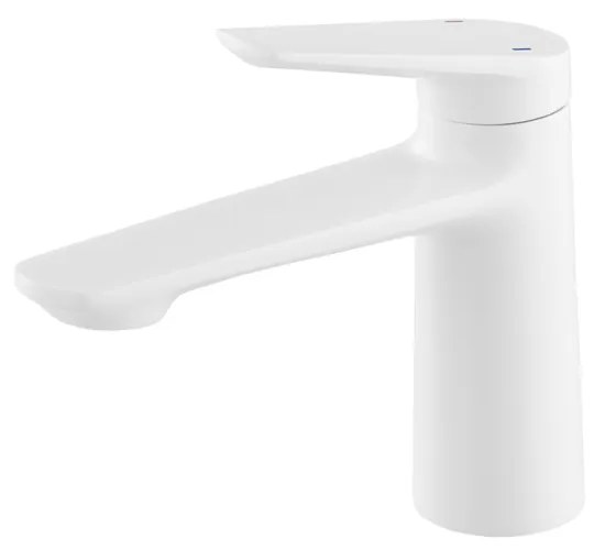 Gamma Evo, umývadlová batéria h-146, biela matná, GMA-BEU-WH