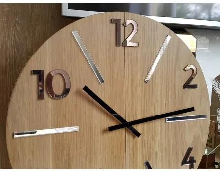 Sammer Drevené nástenné hodiny Aksel Wood 49 cm AkselWood49cm