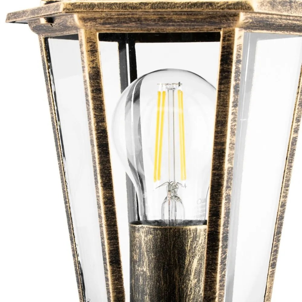 Záhradná stojaca lampa LIGURIA-LT 1xE27 nízka 42cm patina - GOLDLUX (Polux)