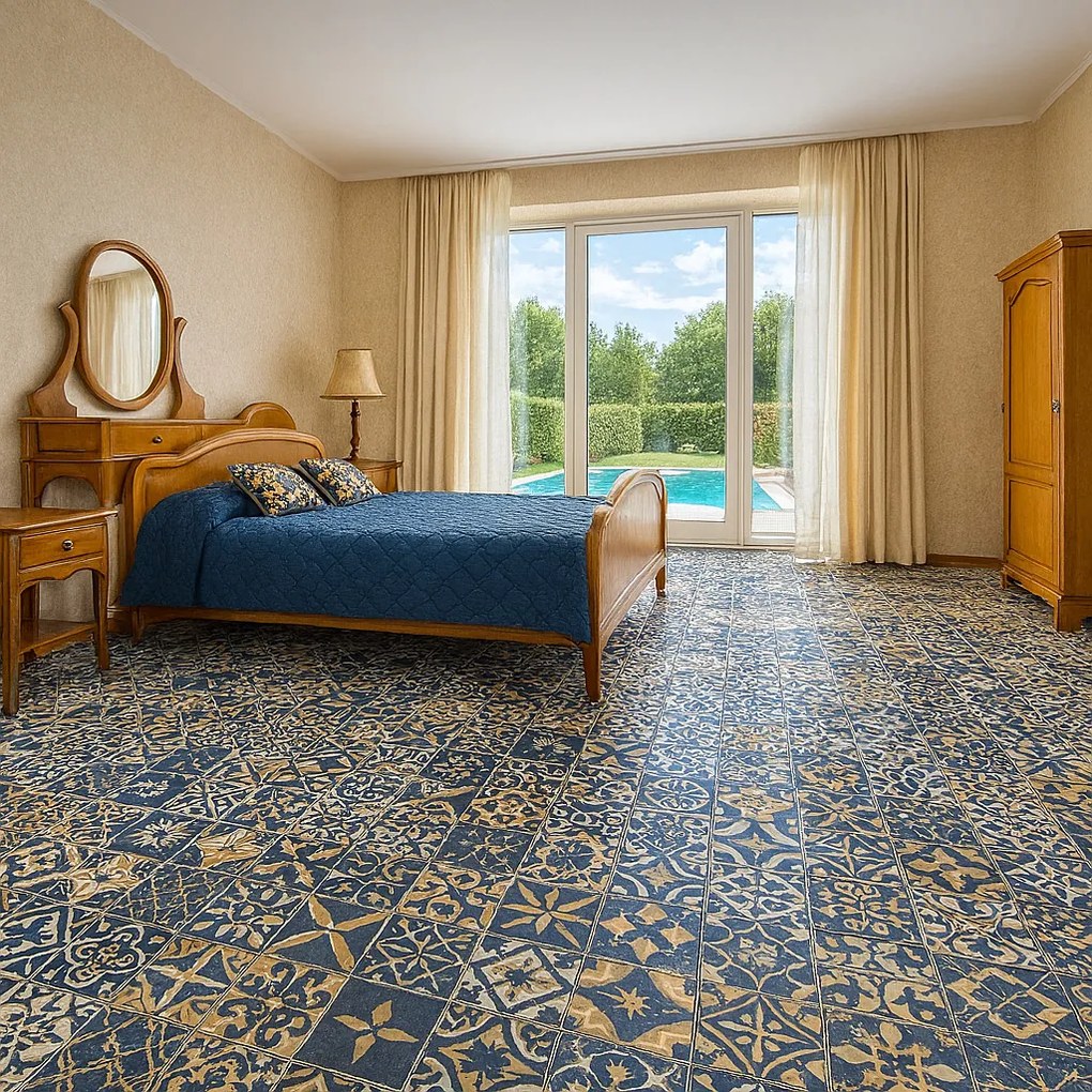 Beaulieu International Group, PVC podlaha - lino Livitex Retro 2791, na mieru, šíře 3m,4m, šedá, filc, chodba / predsieň