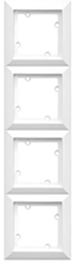 Štvorhranný rám POLA white 33033