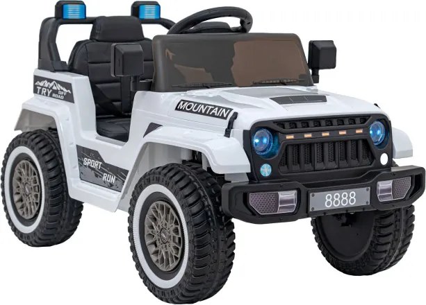 Elektrické autíčko Off Road MOUNTAIN biele