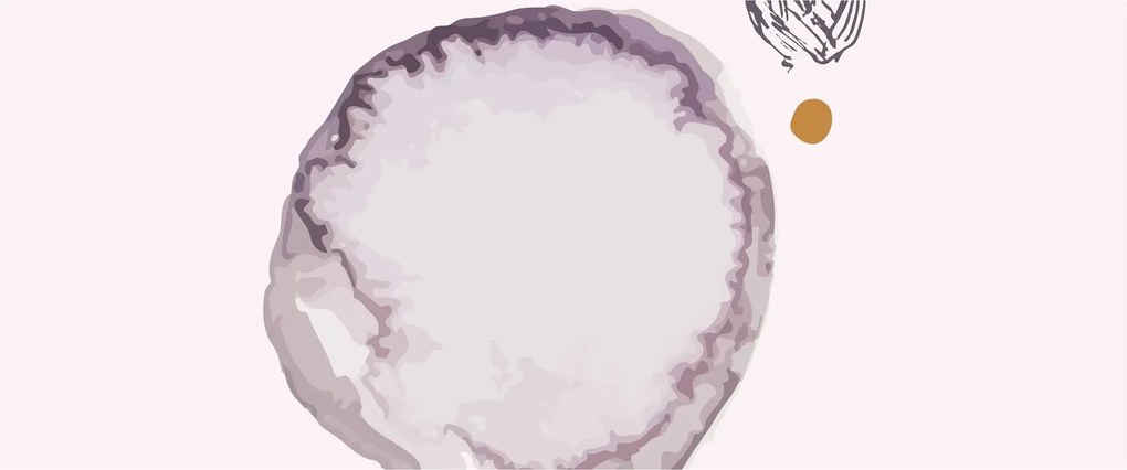 Obraz - Fialový minimalizmus N⁰4 (120x50 cm)