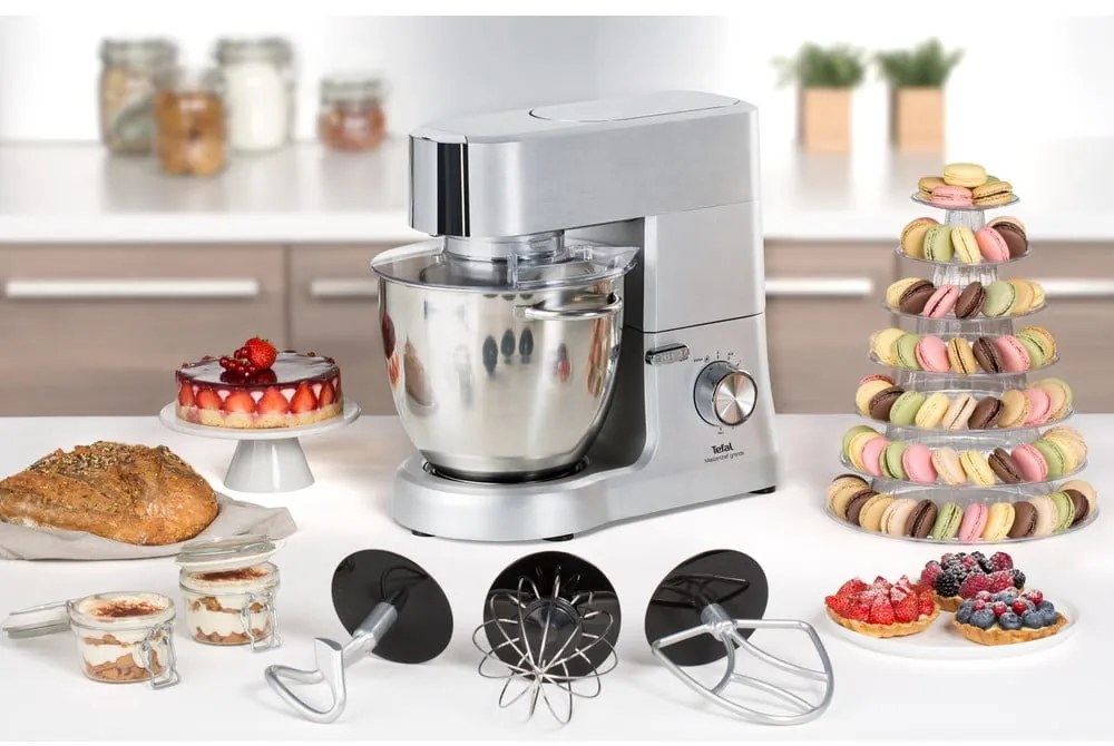 Kuchynský robot v striebornej farbe Masterchef Grande - Tefal