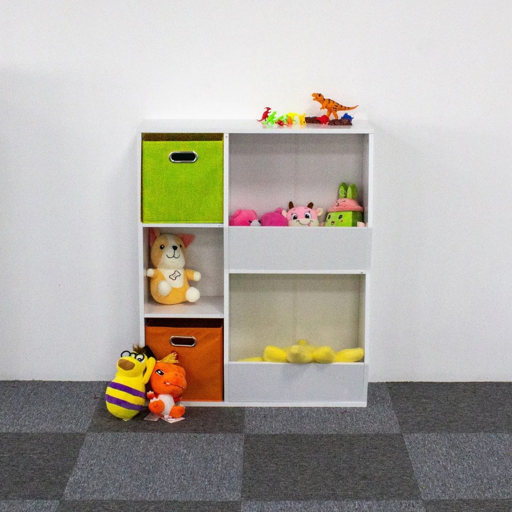 Detská regálová skriňa Multistore 50 cm biela