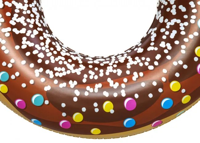 Kruh na plávanie Bestway 36118 Donut hnedý 107cm
