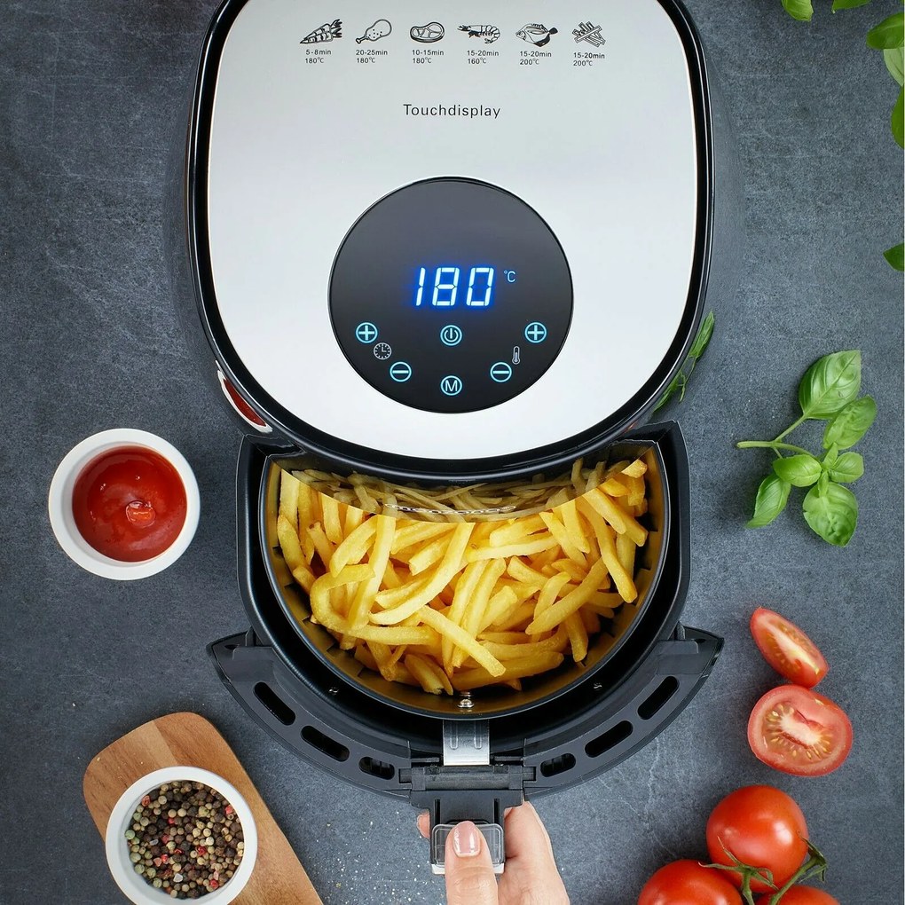Teplovzdušná fritéza 9 v 1 s dotykovým displejom 1485 W 3,6 l JR03