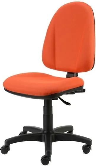 Sconto Kancelárska stolička DONA oranžová