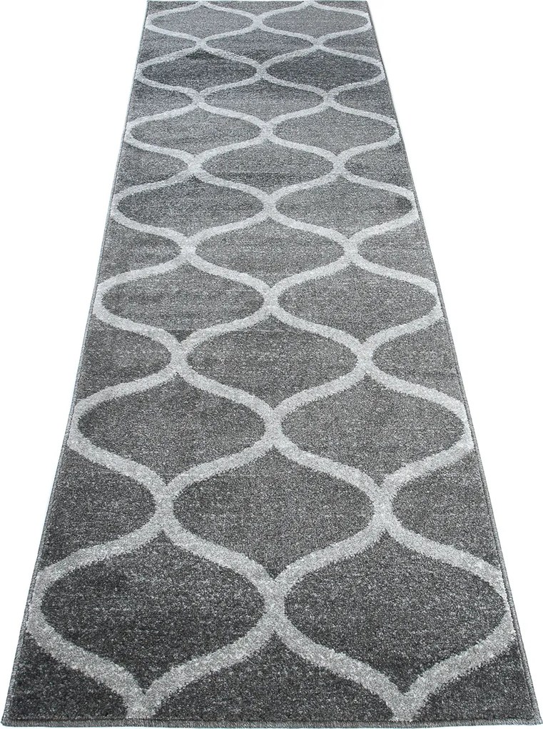 TA Koberec E665A TMAVOSIVÉ SARI BSF Rozmer: 80x400 cm