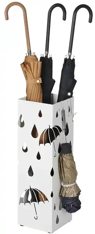 Moderný stojan na dáždniky v bielej farbe LUC49W | BIANO