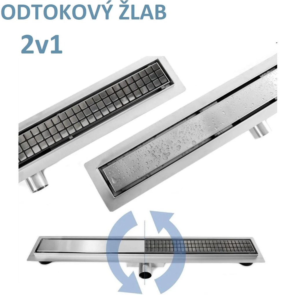 Odtokový sprchový žľab MAXMAX NEO PURE 2v1