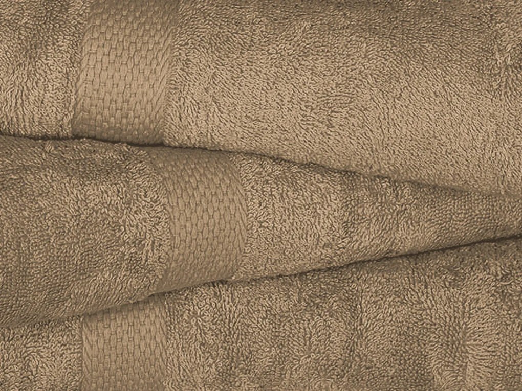 XPOSE® Froté uterák VERONA - kávový 50x90 cm