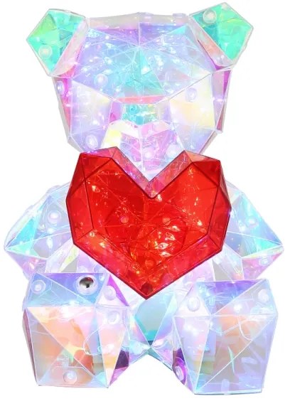 Globo 28058K - LED stmievateľná stolná dekorácia BRONDAR LED/3W/5V 1200 mAh medv