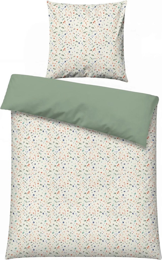 XXXLutz POSTEĽNÁ BIELIZEŇ, zelená, viacfarebná, 155/220 cm - Online Only bytové doplnky - 003808018602