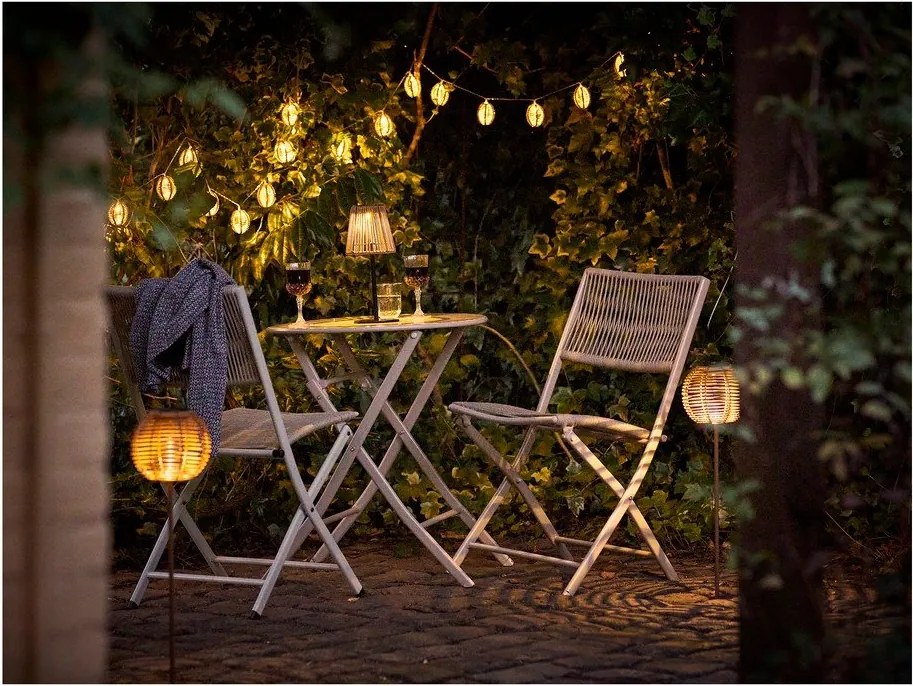 LED svetelná reťaz počet žiaroviek 10 ks na baterky dĺžka 180 cm Carlisle – House Nordic