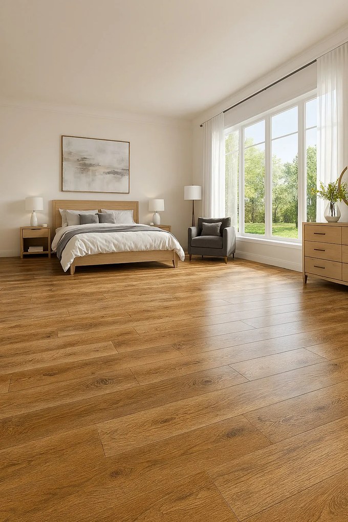 Beauflor, PVC podlaha - lino Ambient Silk Oak 603M, na mieru, šíře 3m,4m, hnedá, bez podkladu, chodba / predsieň