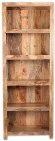 furniture-nabytek.cz - Knižnica do obývačky 90x180x35 z masívu mango
