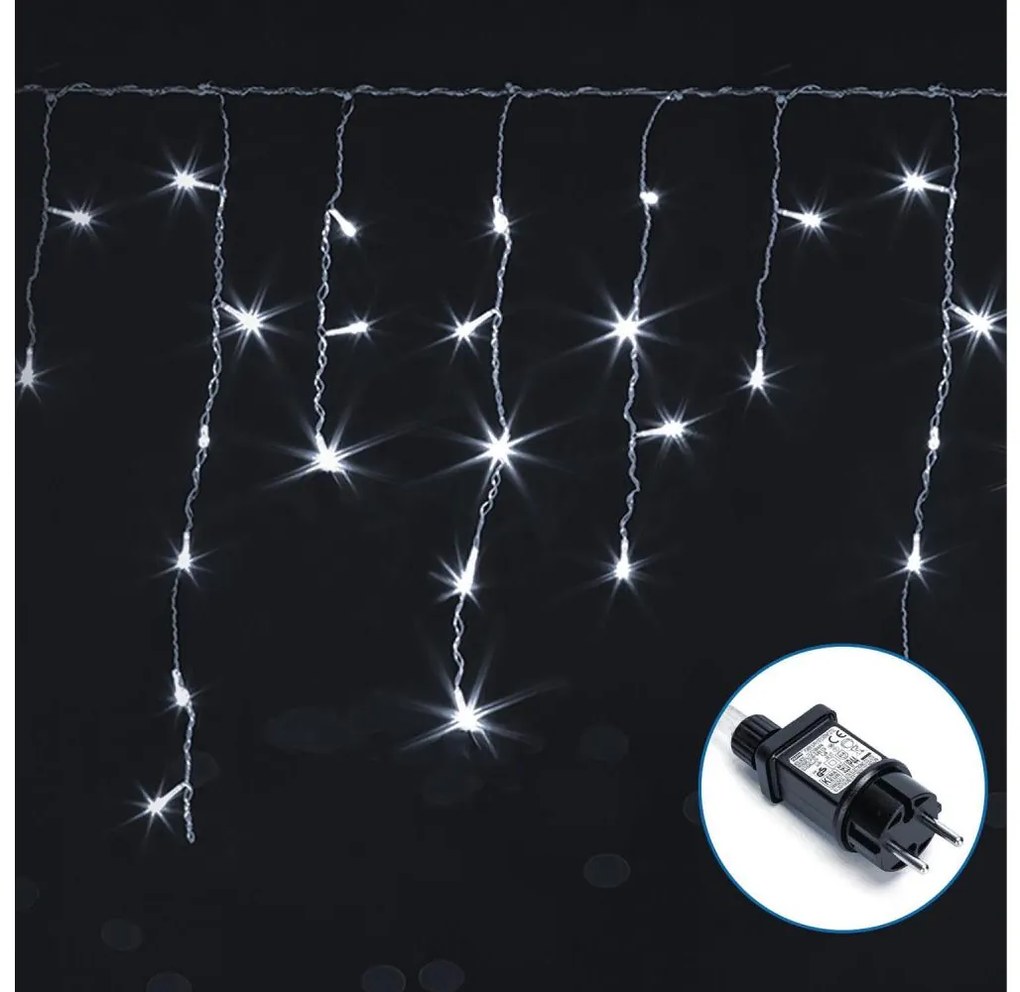 Aigostar B.V. Aigostar - LED Vonkajšia dekoračná reťaz 75xLED/6W/230V 15x0,6m IP44 studená biela AI1888
