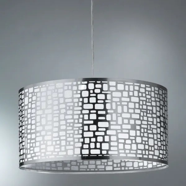 ONLI - Luster na lanku BRUCE 1xE27/15W/230V pr. 45 cm matný chróm